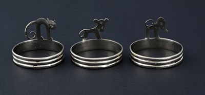 Lot 100 - Karl Hagenauer, three Art Deco chromed brass...