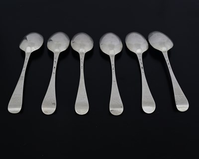 Lot 63 - Ireland, a matched set of six George III Irish...