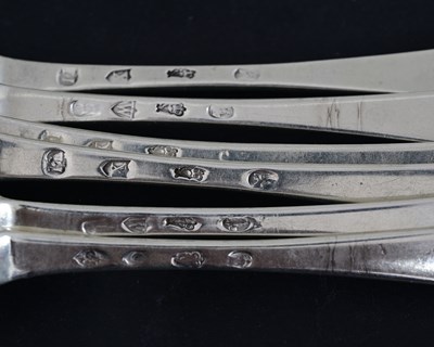 Lot 63 - Ireland, a matched set of six George III Irish...