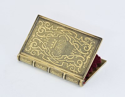 Lot 253 - A nineteenth-century silver gilt novelty...