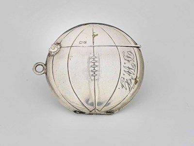 Lot 43 - An Edwardian silver novelty vesta case, by...