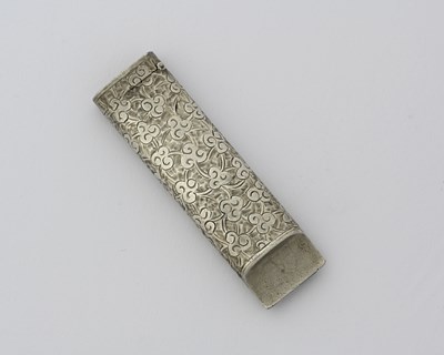 Lot 40 - A Victorian silver combination whistle and...