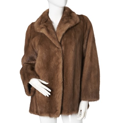 Lot 446 - Edelson, a three-quarter length pastel mink jacket.