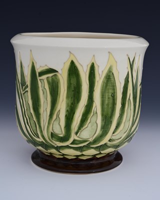 Lot 559 - Walter Moorcroft, a Pineapple Plant jardiniere,...