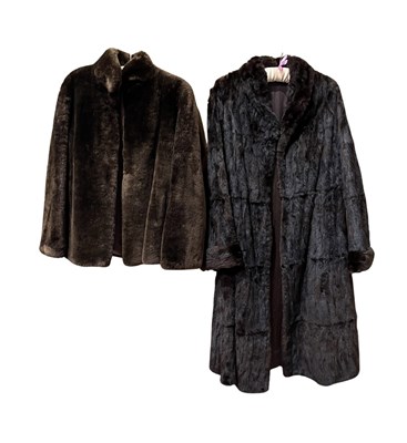 Lot 639 - Two fur coats