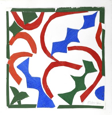 Lot 332 - Sandra Blow RA (1925-2006) Holly Abstract,...