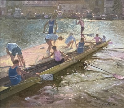 Lot 384 - Timothy Easton (British, 1943), Race End,...