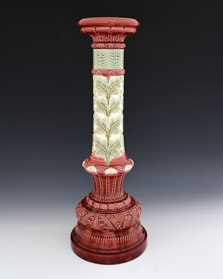 Lot 566 - Burmantofts, an Aesthetic Movement faience...
