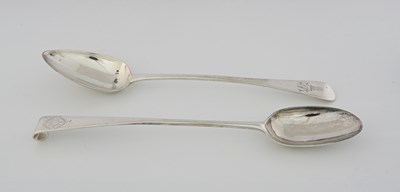 Lot 62 - A George III Irish silver hook-end basting...
