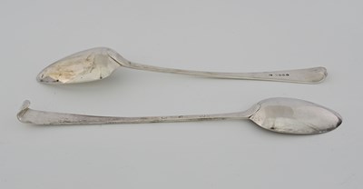 Lot 62 - A George III Irish silver hook-end basting...
