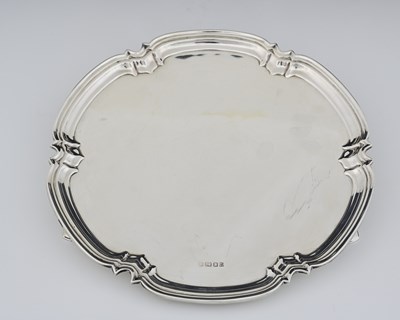 Lot 337 - An Elizabeth II silver salver, by Cooper...