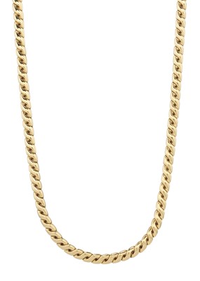 Lot 94 - An 18ct gold chain necklace