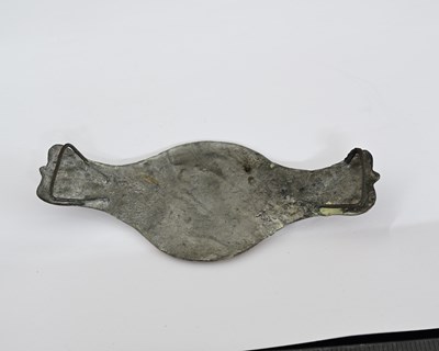 Lot 93 - An Arts and Crafts Iona style copper buckle,...