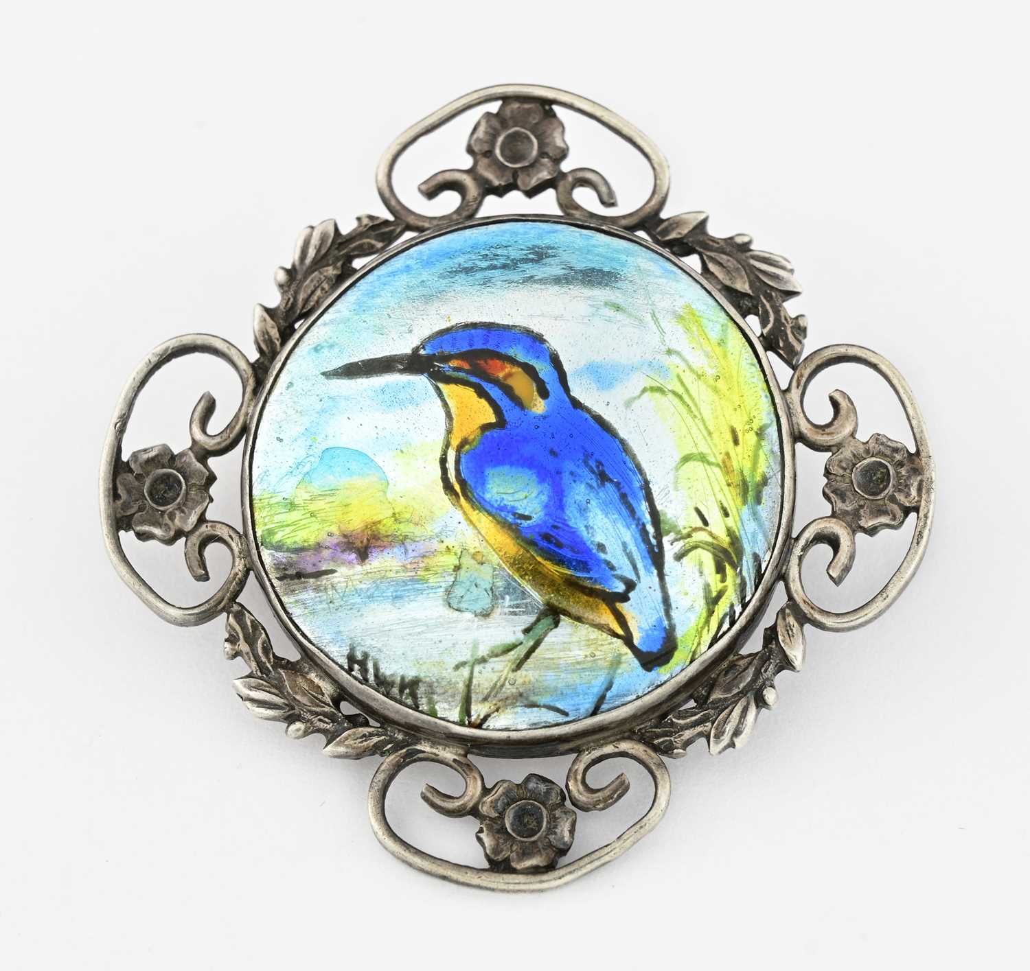 Lot 20 - Henry William King, an Arts and Crafts silver...