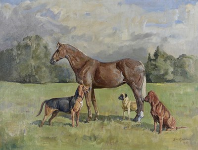 Lot 281 - Eric J. Goddard (British, 1909-1993), portrait...