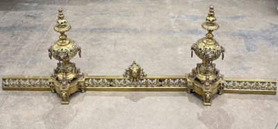 Lot 581 - A 19th century brass and copper extendable...