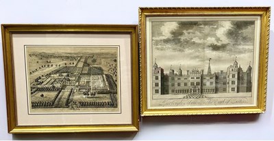 Lot 556 - Two 18th century architectural engravings,...