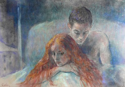 Lot 226 - Zsuzsi Roboz (Hungarian, 1929-2012), He Thinks...