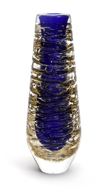 Lot 491 - Frantisek Vizner for Skrdlovice, a glass vase,...