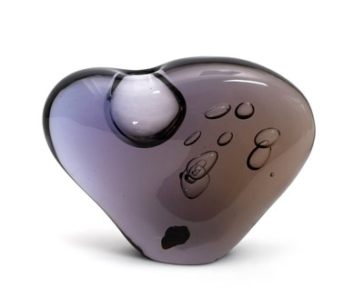 Lot 482 - Vladimir Jelinek for Skrdlovice, a glass Heart...