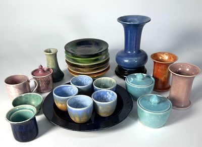 Lot 189 - A collection of Ruskin glazed ceramics to...