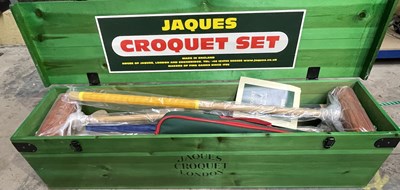Lot 323 - A Jaques London croquet set, new and unused,...