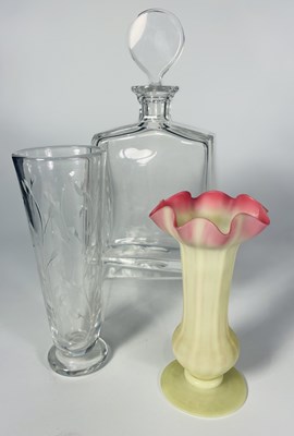 Lot 256 - A Kosta glass decanter model 1404, together...