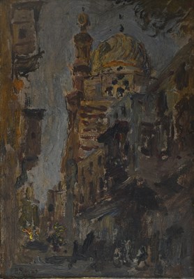 Lot 49a - Henry Simpson (1853-1921) A Street Cairo, 1904...