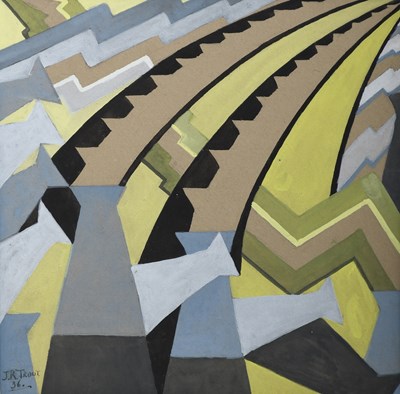 Lot 52 - John Ridgill Trout (1877-1961) Cool Scheme,...