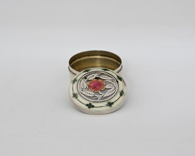 Lot 61 - Lawrence Emanuel, an Arts and Crafts silver...
