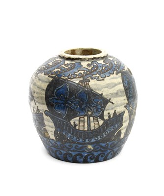 Lot 157 - A John Pearson pottery vase, shouldered, ovoid...
