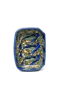Lot 161 - A large John Pearson pottery rectangular bowl,...