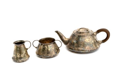 Lot 502 - A Liberty & Co silver tea set, model no.2303,...