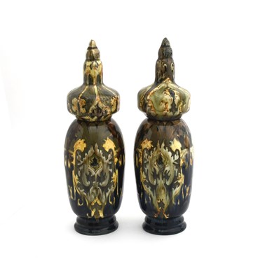 Lot 176 - A pair of Art Nouveau Rozenburg Den Haag...