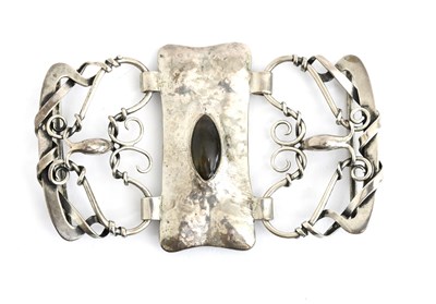 Lot 533 - A Liberty & Co Cymric silver buckle designed...