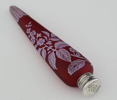 Lot 224 - A nineteenth-century cameo glass and...