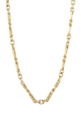 Lot 34 - An 18ct gold chain necklace