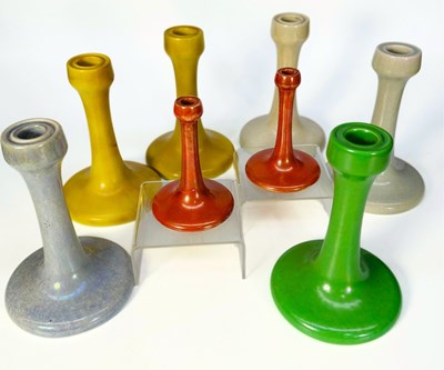 Lot 194 - A collection of Ruskin lustre glazed...