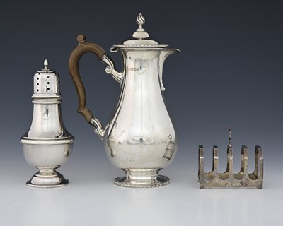 Lot 177 - A group of twentieth-century hallmarked silver,...