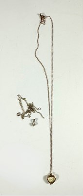 Lot 430 - Two pendants with chains