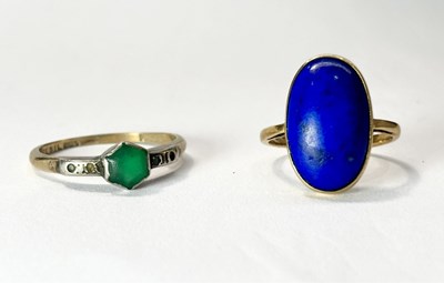 Lot 467 - Two gem-set rings
