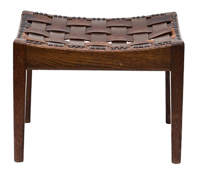 Lot 406 - An Arthur W Simpson The Handicrafts Kendal oak...