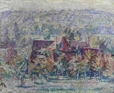 Lot 61 - Edgar Rowley-Smart (1887-1934) The Dime oil on...