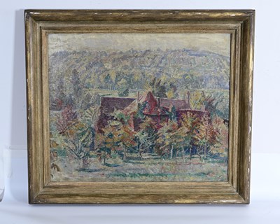 Lot 61 - Edgar Rowley-Smart (1887-1934) The Dime oil on...