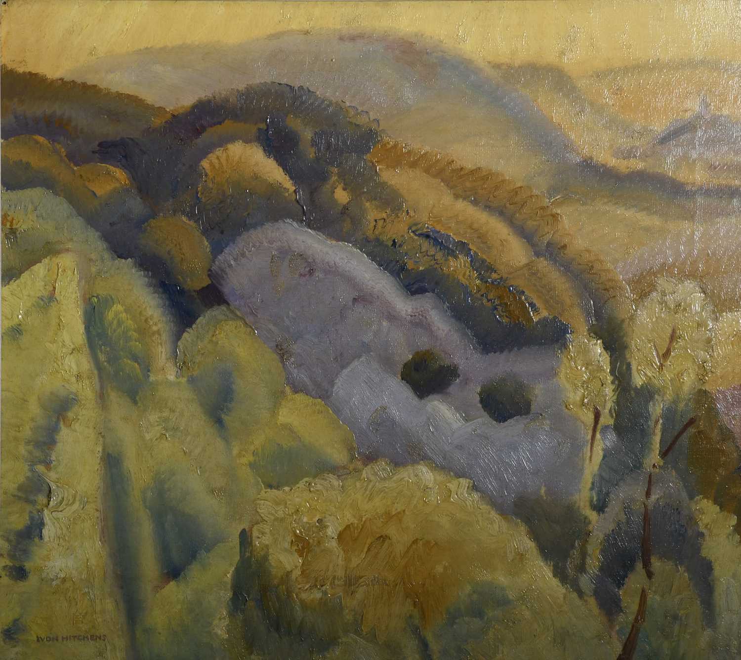 Lot 66 - Ivon Hitchens (1893-1979) Untitled, (Wooded...