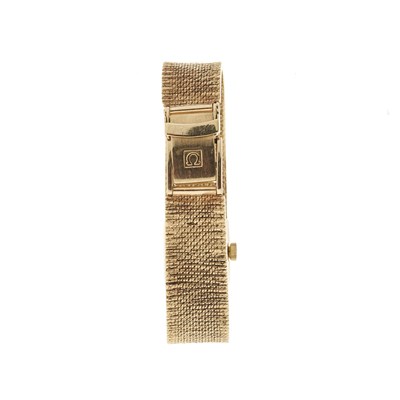 Lot 168 - Omega, a 9ct gold bracelet watch, circa 1970,...