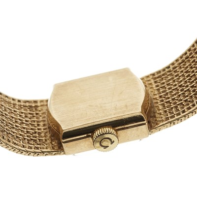 Lot 168 - Omega, a 9ct gold bracelet watch, circa 1970,...