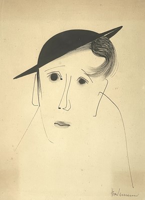 Lot 221 - Heino Breilmann (German, 1921-2001), Woman in...