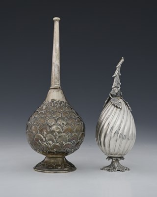 Lot 279 - Two twentieth-century rosewater sprinklers,...