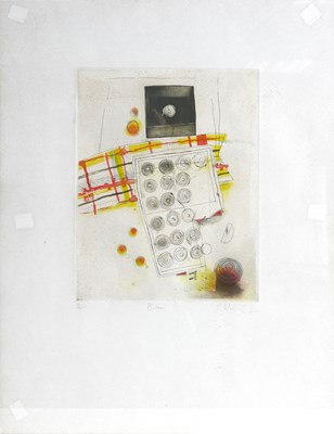 Lot 509 - Chloe Cheese (British, 1952), Buttons, signed...